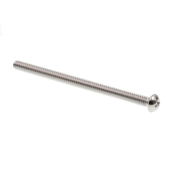 Prime-Line 9004861 Machine Screw Pack of 15 10-24 X 3 in Grade 18-8 Stainless Steel Slotted//Phillips Combo Round Head